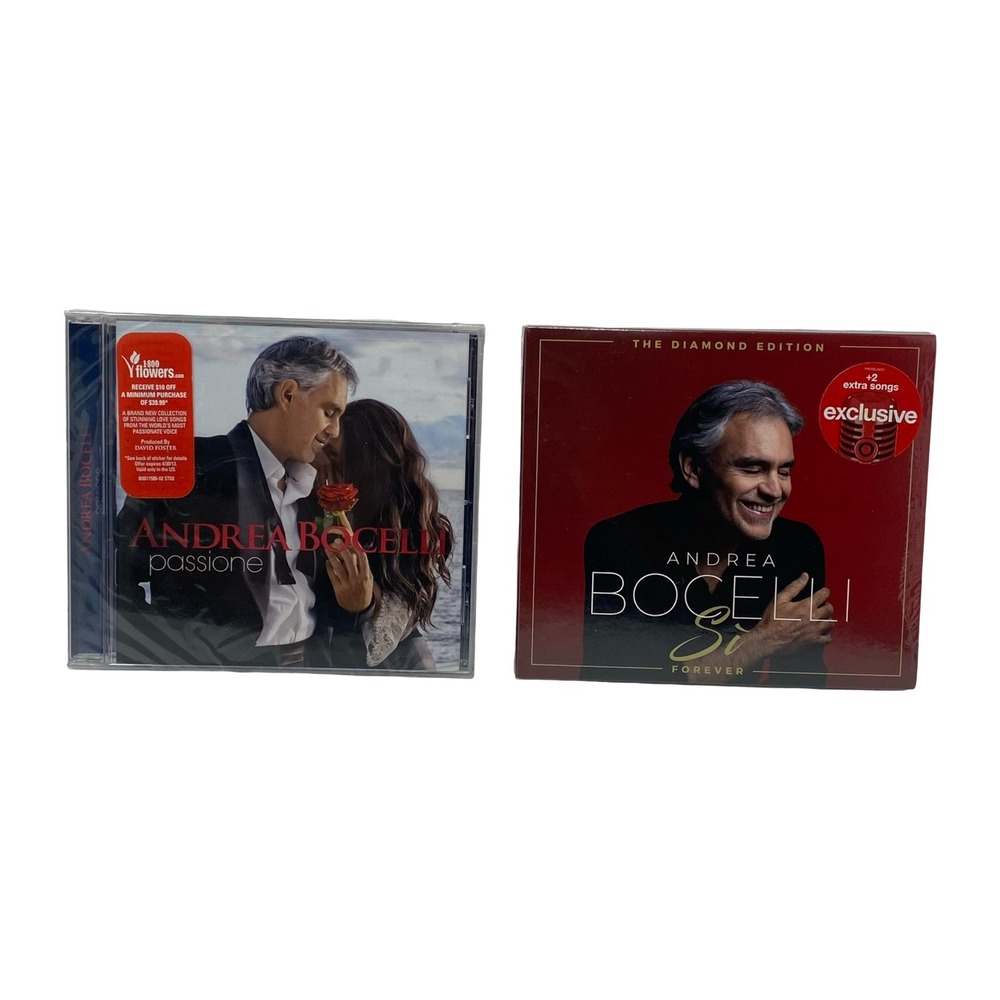 Andrea Bocelli‎ CD Bundle Passione & Si Forever Diamond Edition Target Exclusive